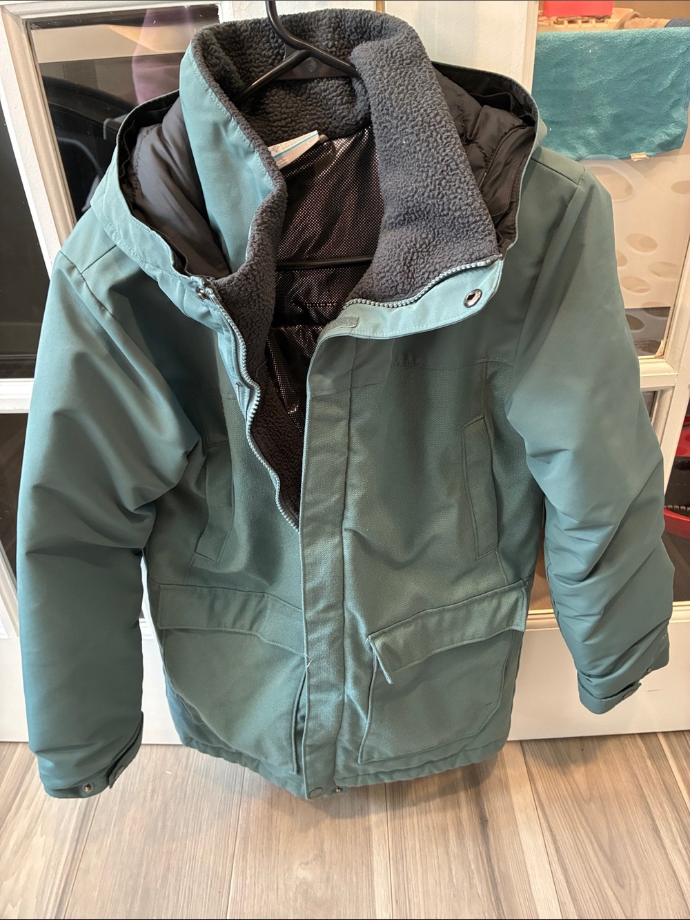 Columbia Teal Winter Puffer Jacket for Kids